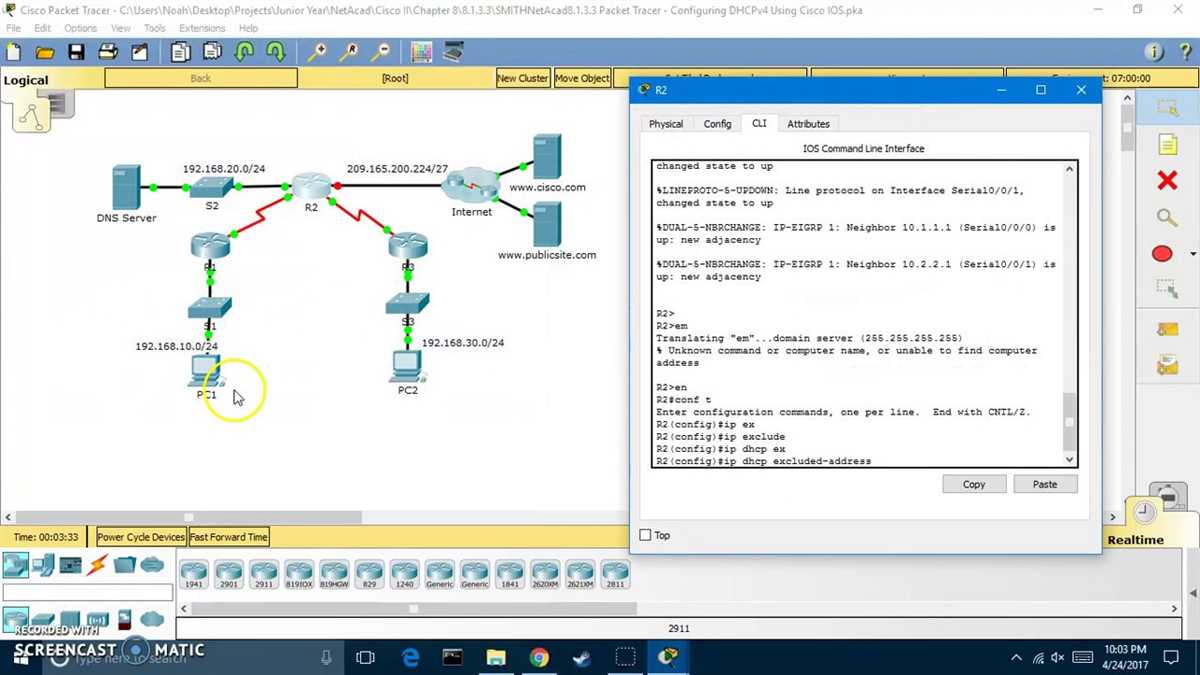 The importance of practicing with Packet Tracer