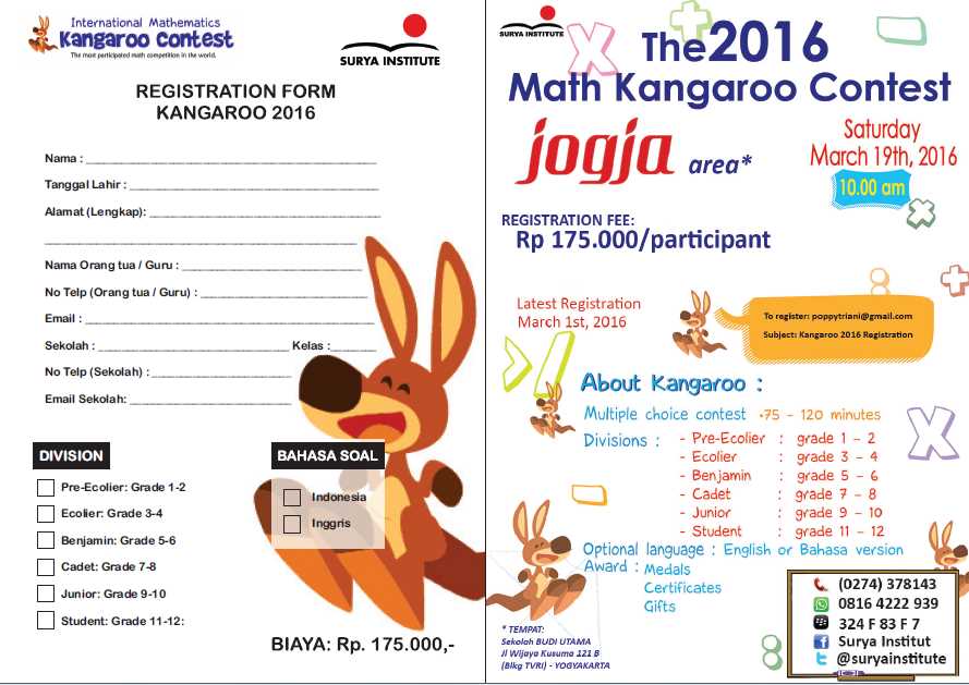 Benefits of Math Kangaroo 2013 Answer Key