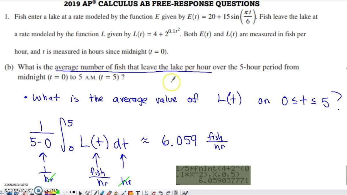 2005 ap calculus ab free response answers
