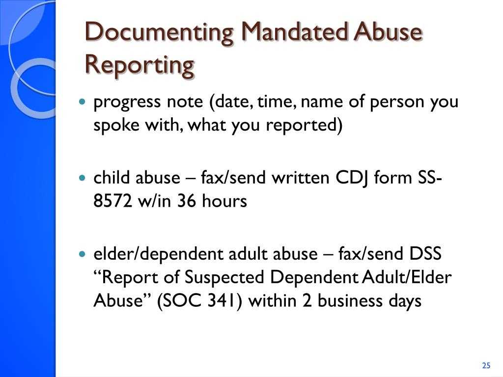 Consequences of not reporting abuse or neglect
