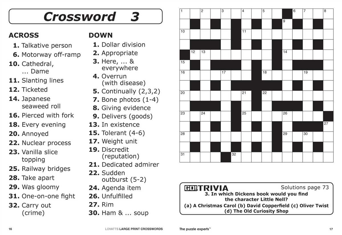 Tips for Solving Economic Crossword Puzzles