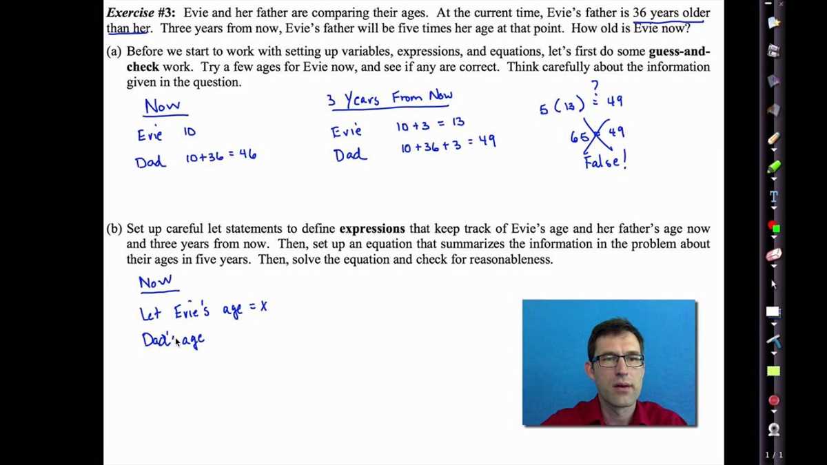 Understanding the Format of the Springboard Algebra 1 Answer Key