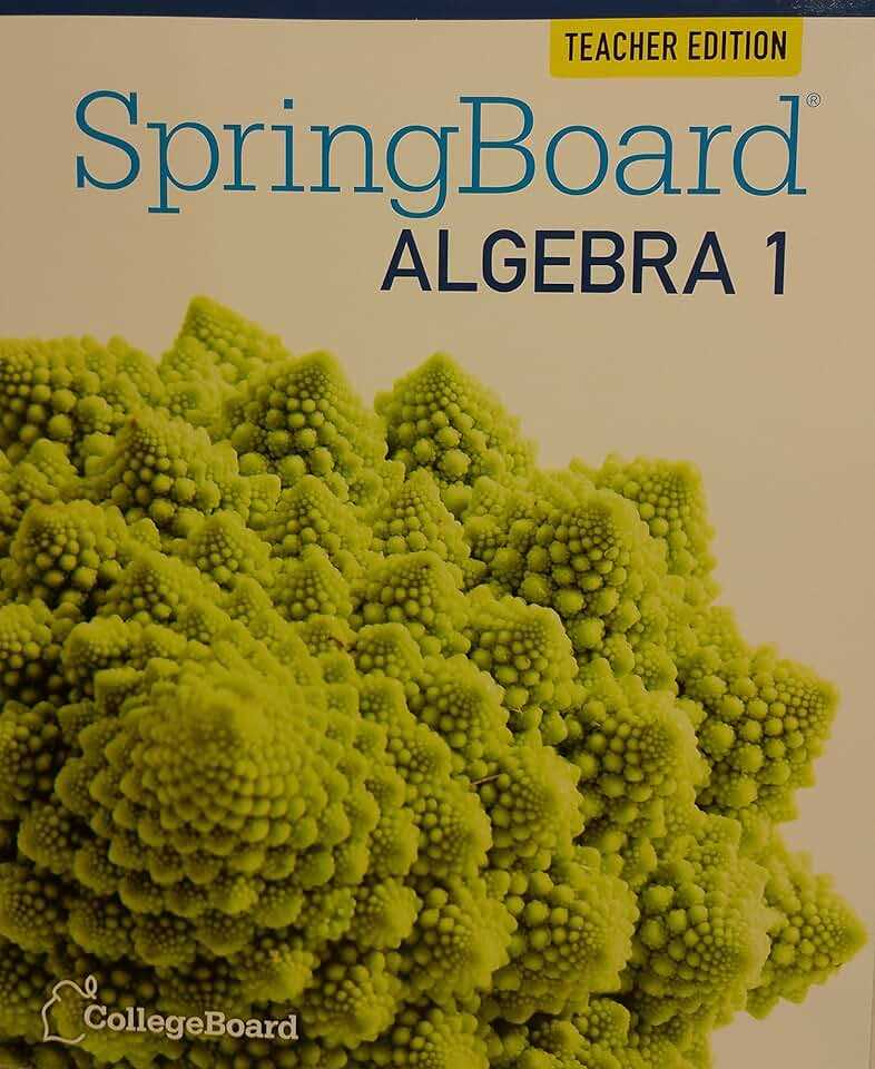 Why is the Springboard Algebra 1 Answer Key important?
