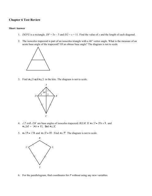 Common Mistakes to Avoid in Geometry Chapter 8 Test