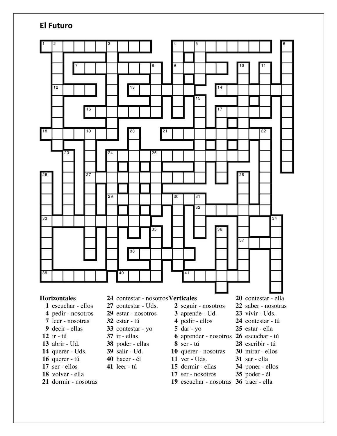 Energy Resources Crossword Answers