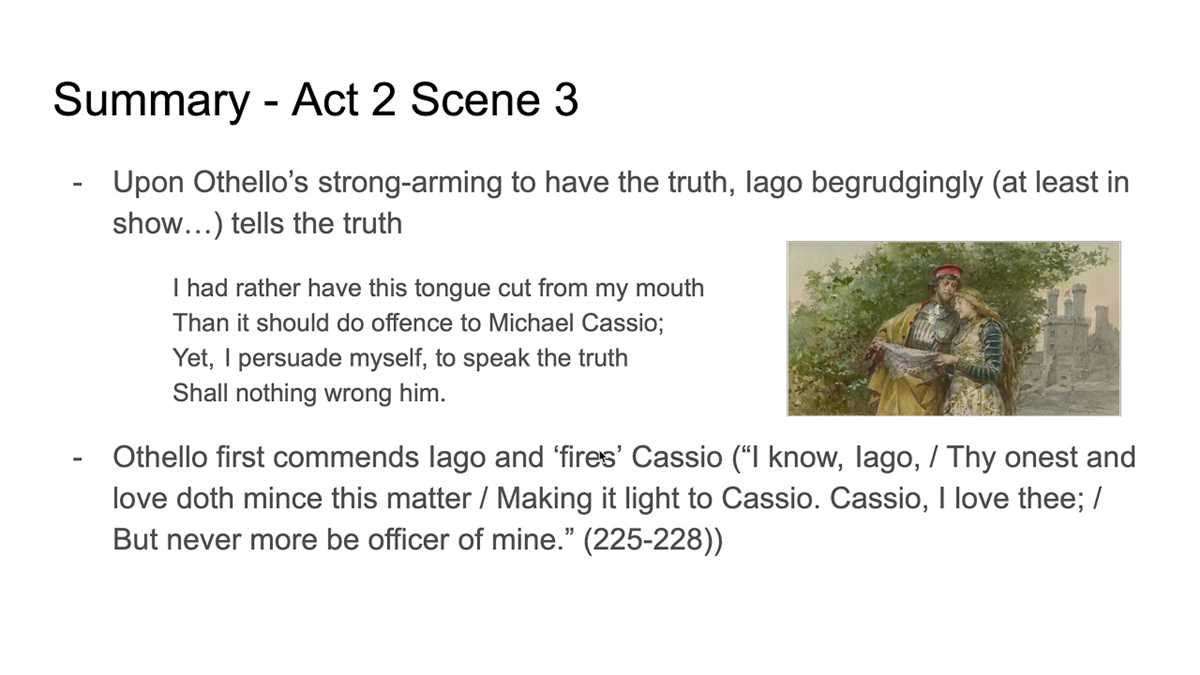 Othello Act 5 Questions and Answers