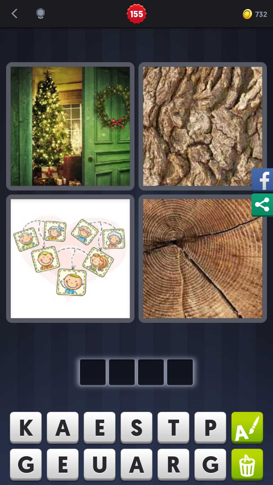 How to solve 4pics1word puzzles?