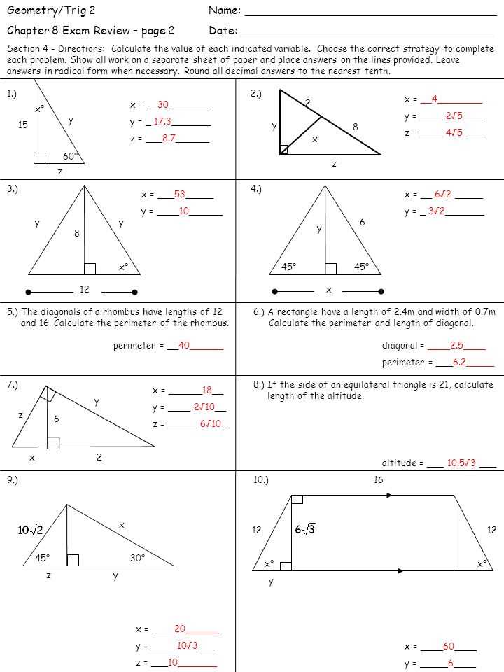 Cpm Geometry Chapter 10 Answers