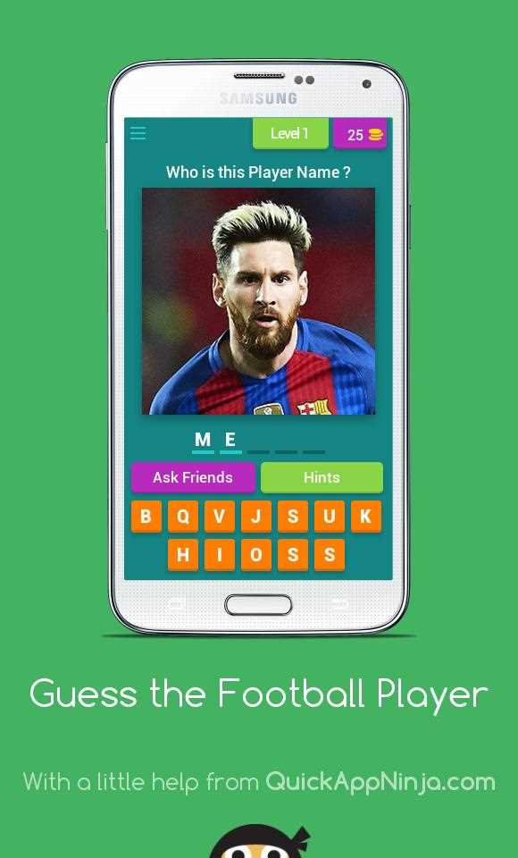 Guess the soccer player answers