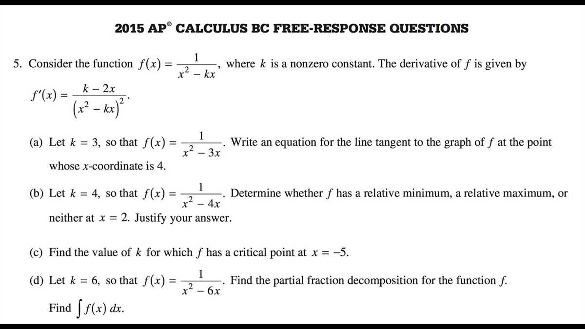 How to Approach Multiple Choice Questions in AP Calculus BC 2024