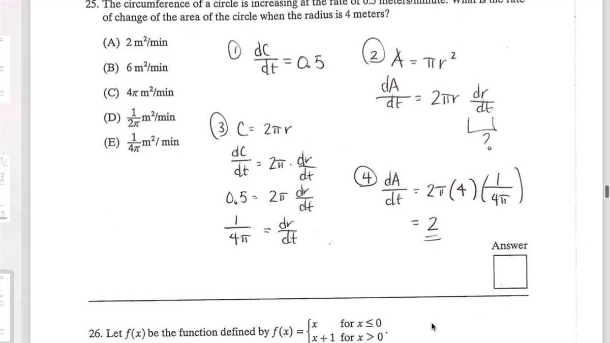 Ap calculus bc 2024 multiple choice answers