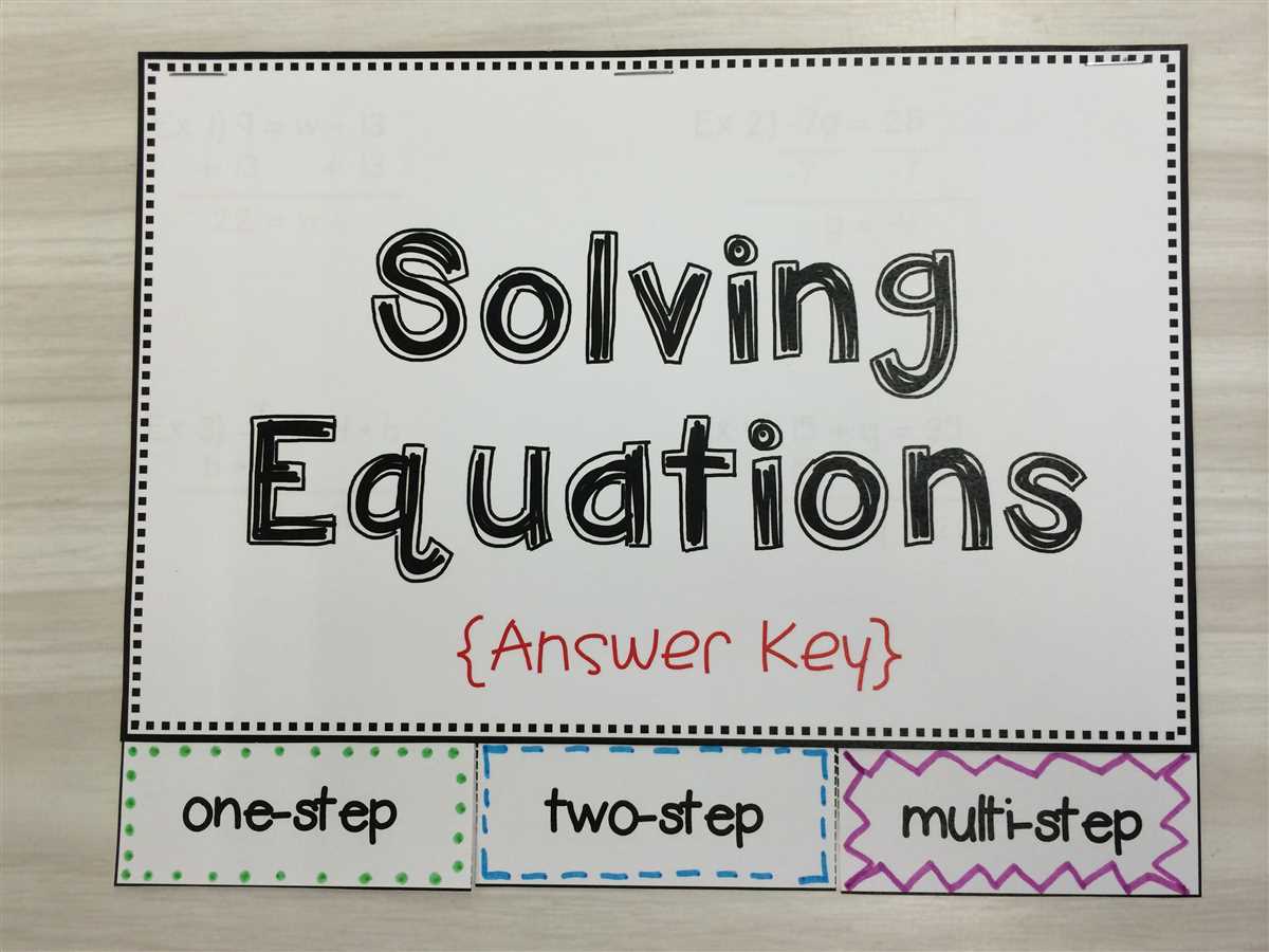 The Importance of Answer Keys in Math Education
