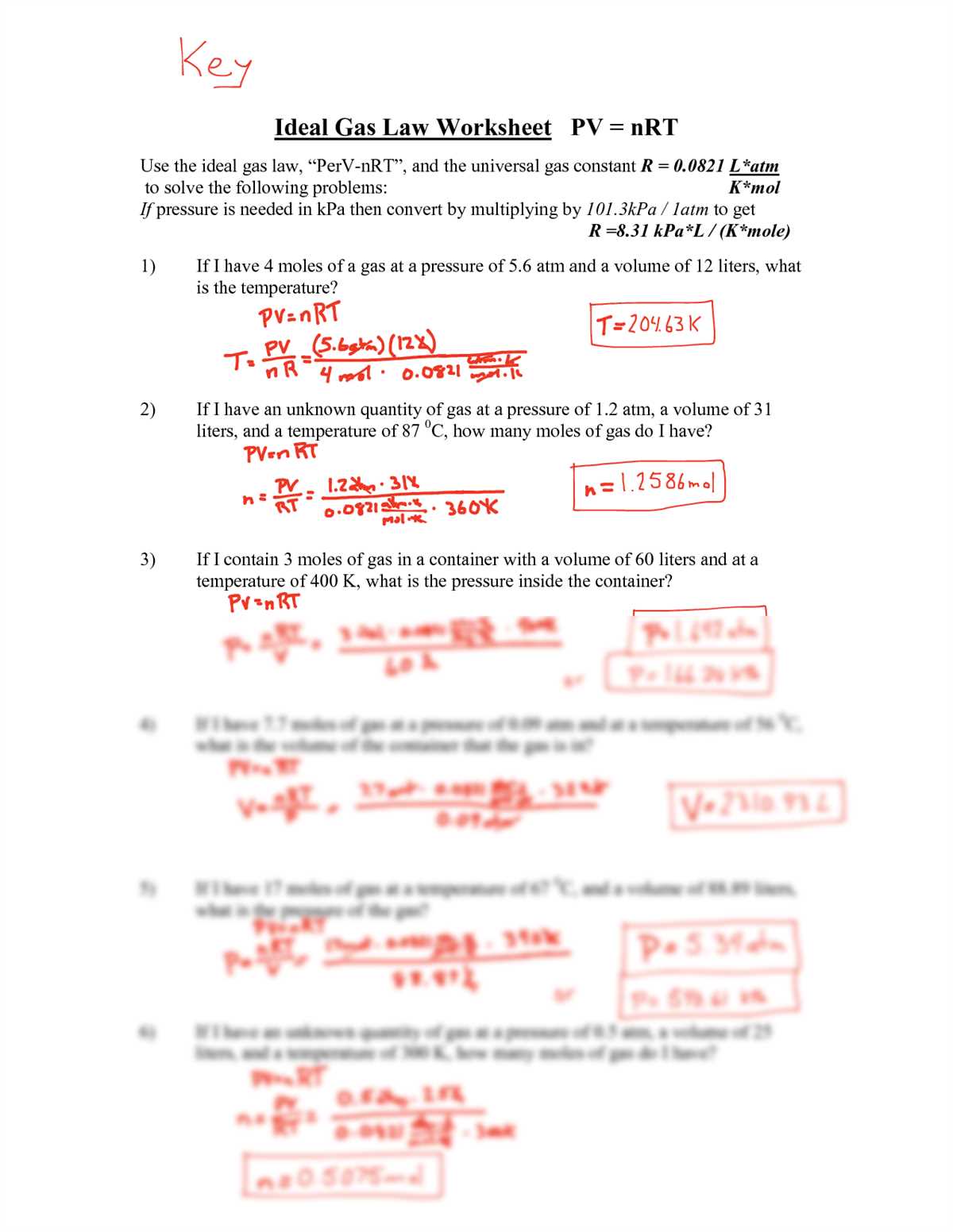 Boyle's law worksheet with answers pdf