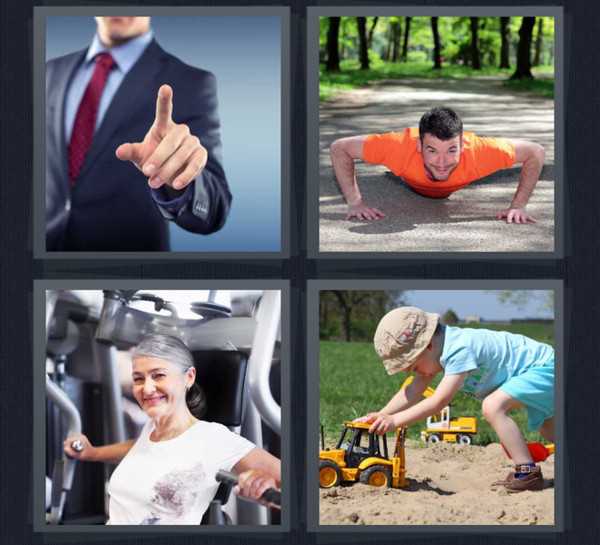 Four picture word answers