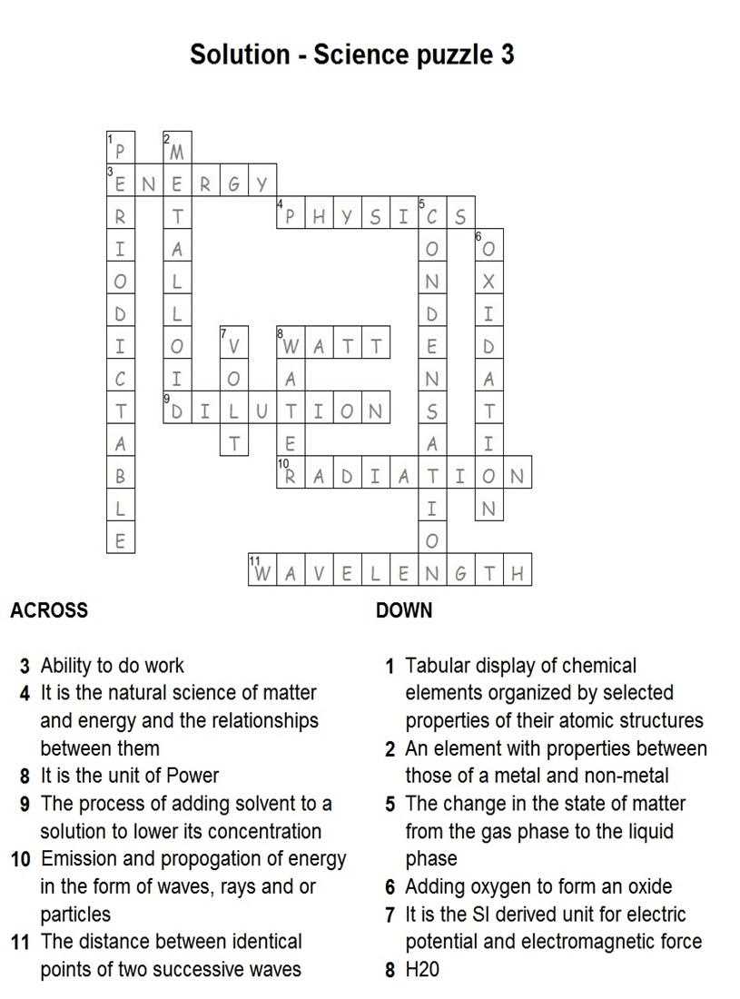 Cardiovascular system crossword puzzle answers