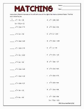 Classifying Polynomials Worksheet Answers