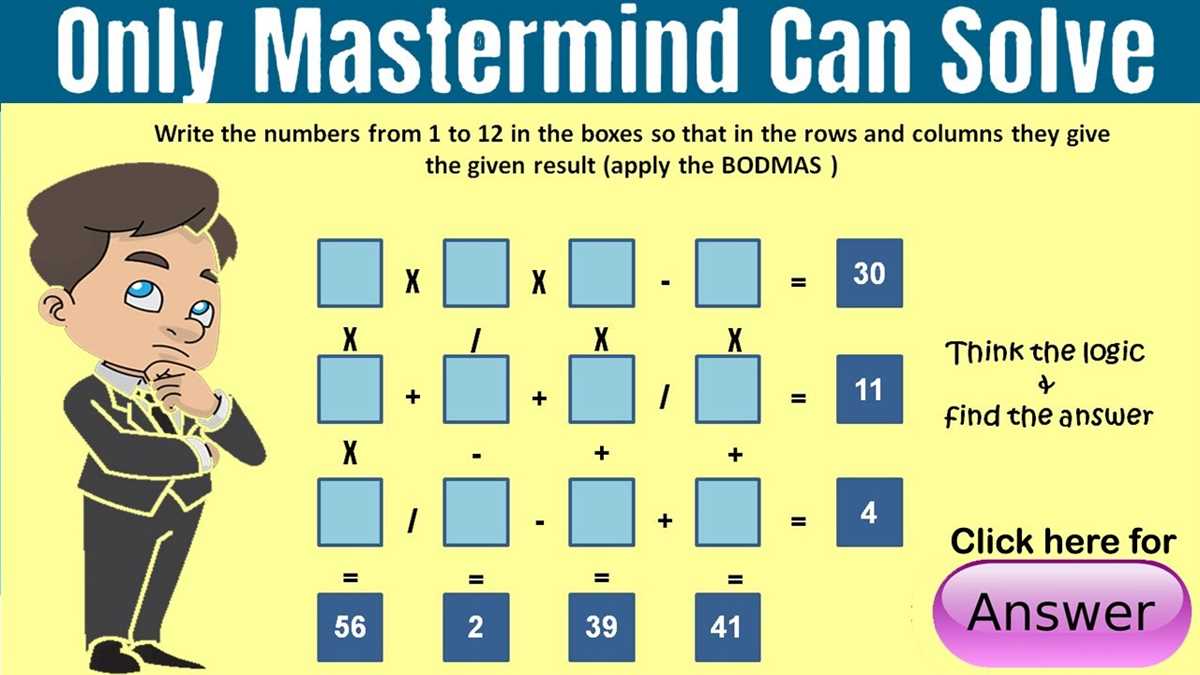 Test your brainpower with these mind-boggling riddles
