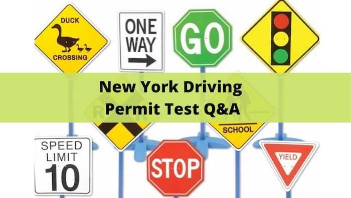 DMV NY Test: Signs and Signals