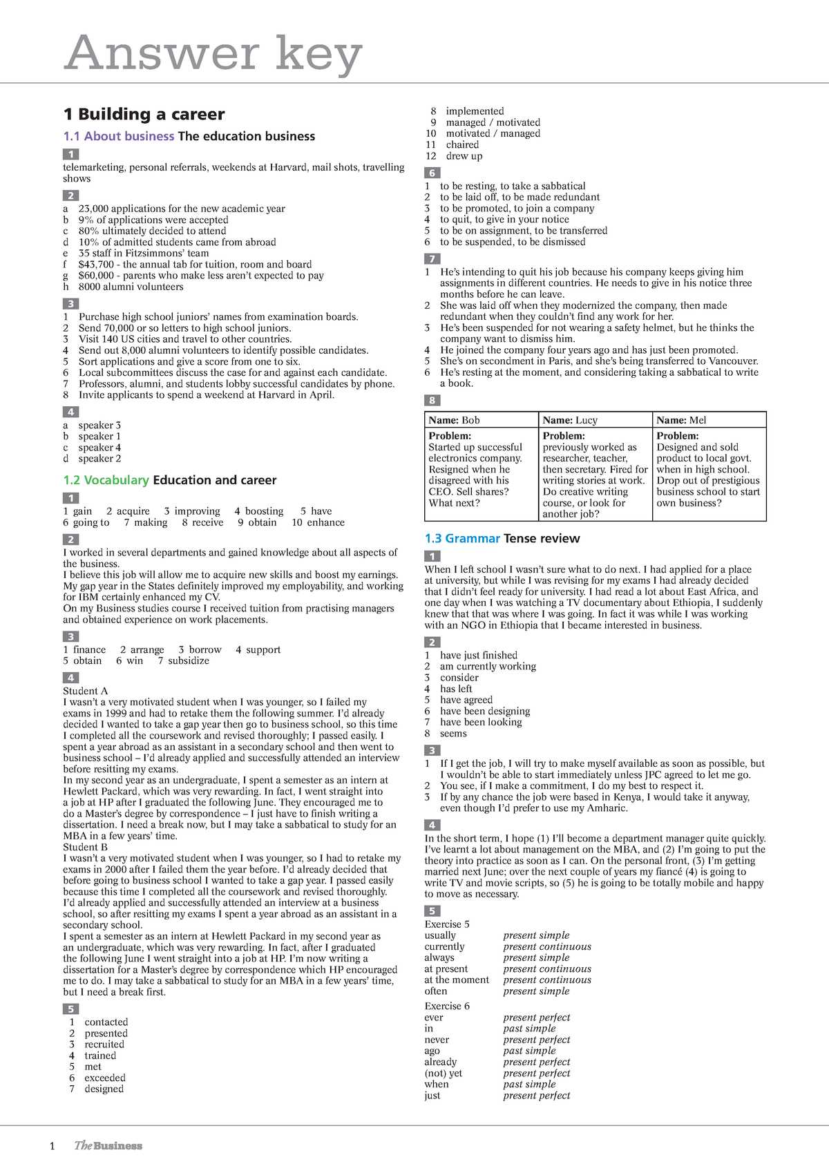 Monster study guide answer key