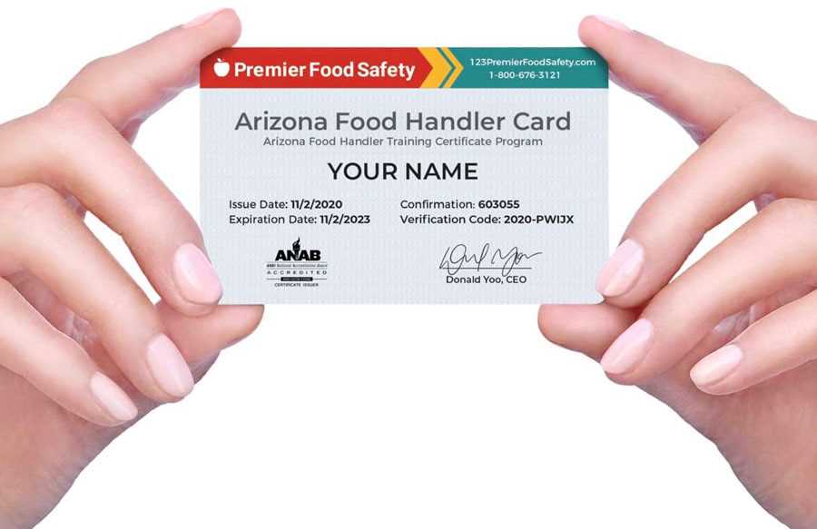 What topics are covered in food handlers card training?