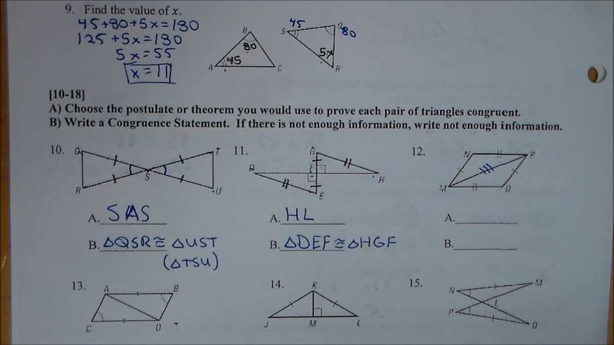 Analyzing Triangles and Quadrilaterals