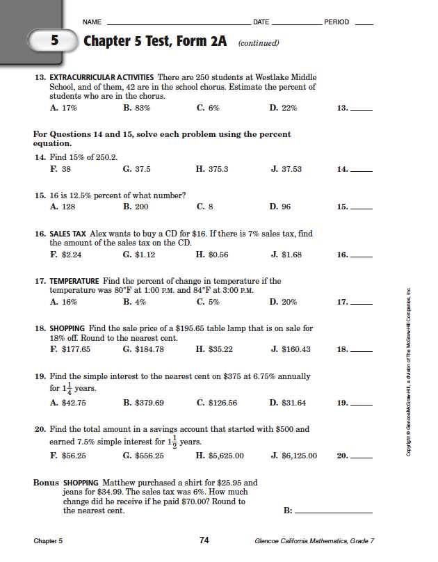 Algebra 1 chapter 6 review answers