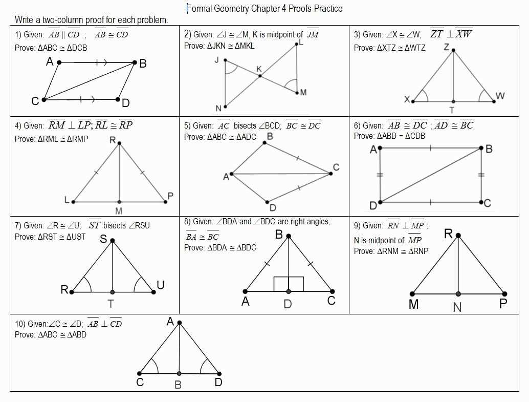 Explanation of 4.6 Practice A Geometry Questions