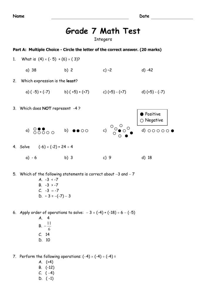 Sample Grade 8 Maths Exam Paper