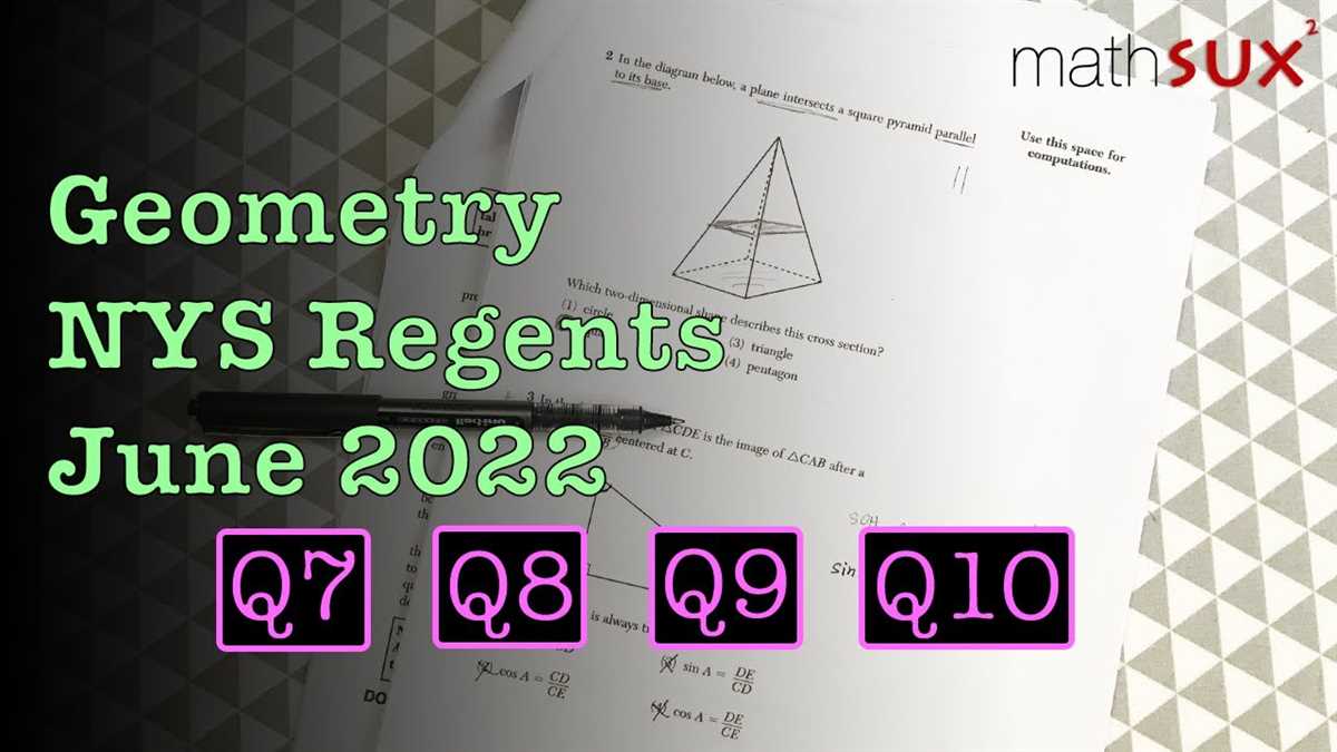 How to Access the June 2024 Geometry Regents Answers with Work