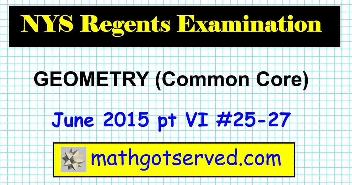 Cracking the Code Unraveling June 2023 Geometry Regents Answers with