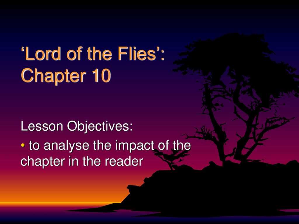 Lord of the flies chapter 7 answers