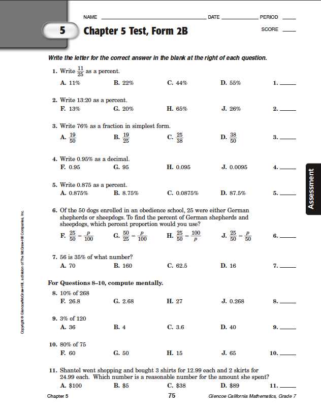 Algebra 2 chapter 6 test answers