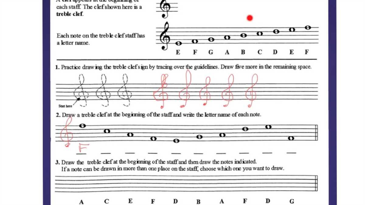 Musical Words Bass Clef 2 Answer Key