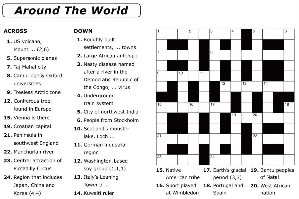 Solving Advanced Economics Crossword Puzzles