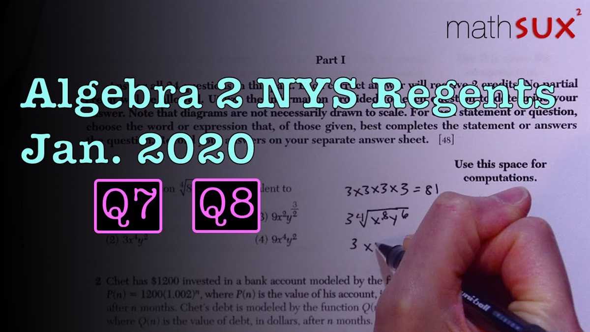 The format of Nys regents exams