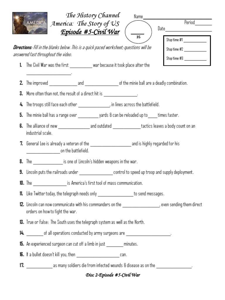 The spanish american war worksheet answers