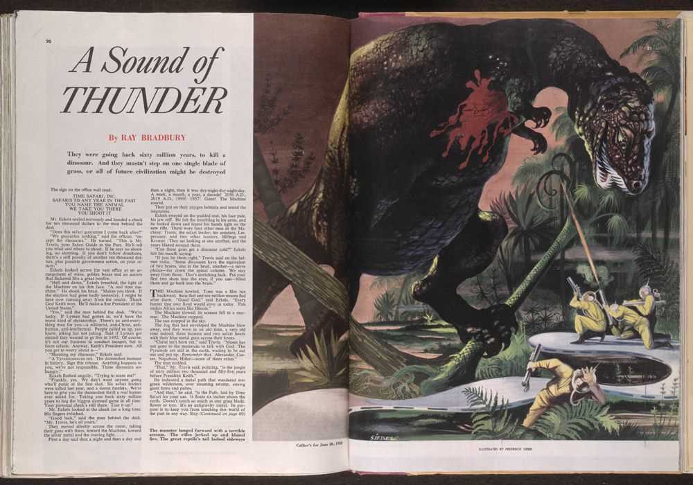 Study guide for bradbury's a sound of thunder answers