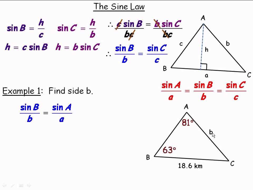 Solving for Missing Sides in Triangles