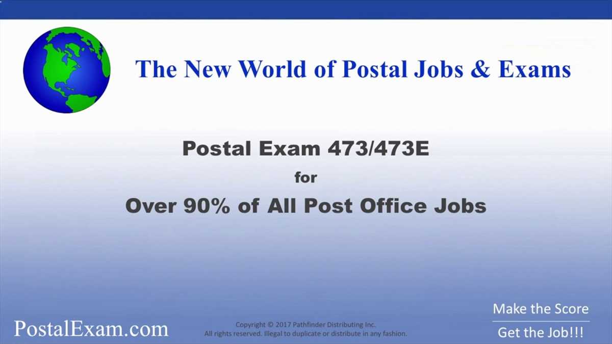 Postal Exam 473 Study Guide: Sample Questions