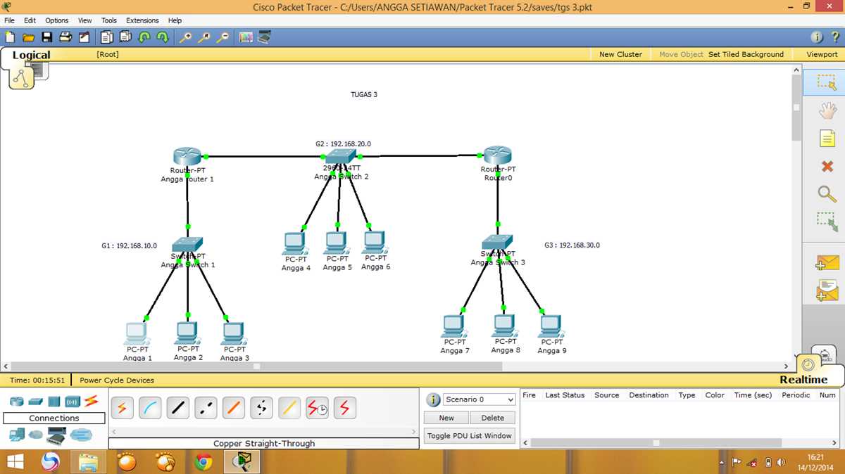 Overview of 5.2.1.7 Packet Tracer Answers