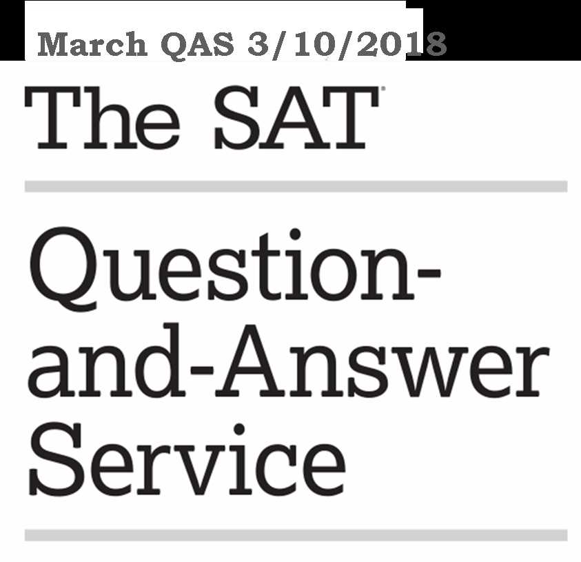 What is the Question and Answer Service (QAS) for the SAT?