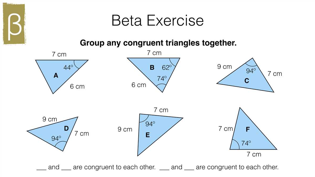 Reviewing and Applying Triangle Congruence Principles