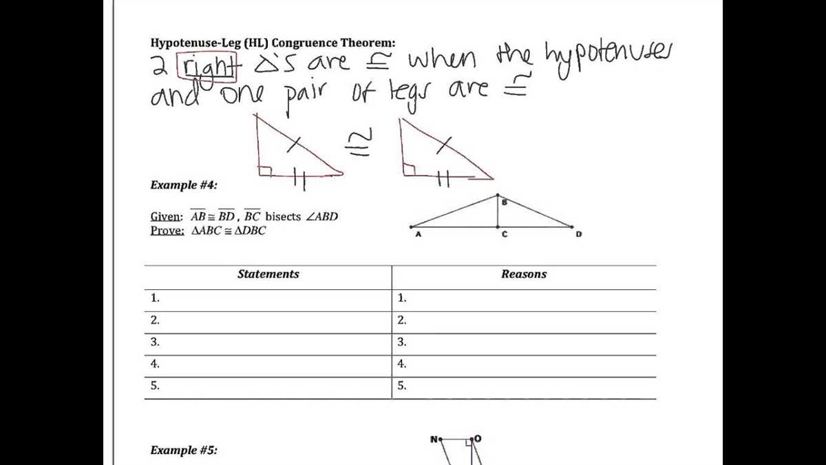 Practicing with Triangle Congruence Worksheets