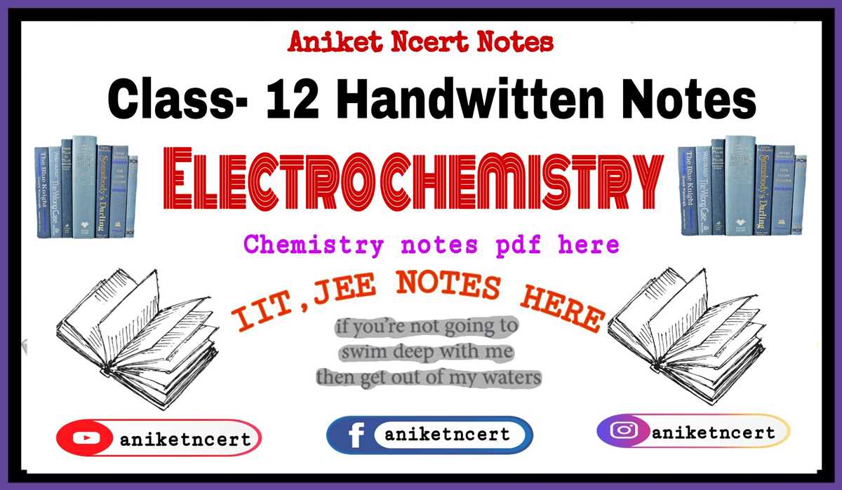 Electrochemical Cells and Notation