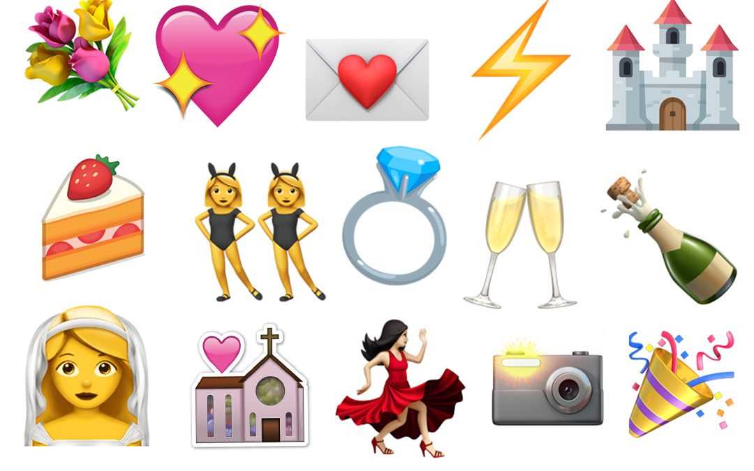 Wedding Invitation and Announcement Emojis