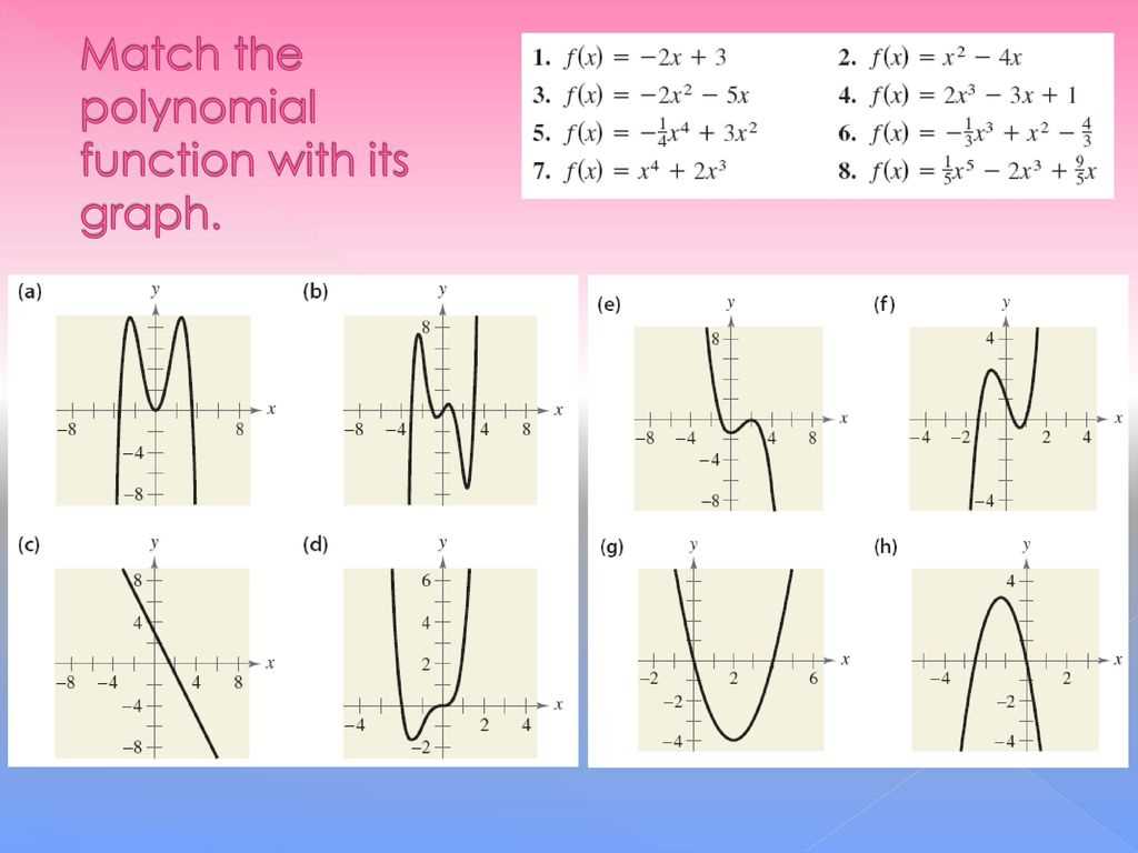 Classifying polynomials worksheet answers