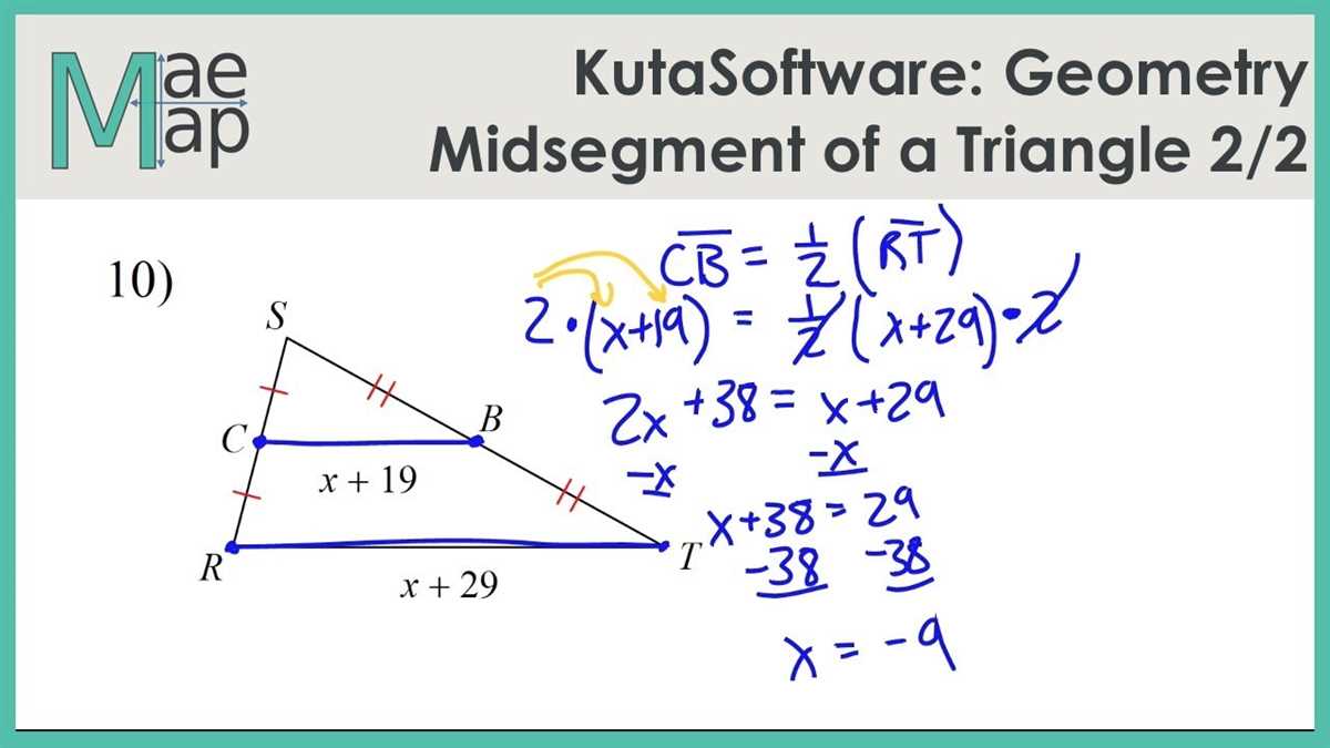 5 1 midsegments of triangles answers